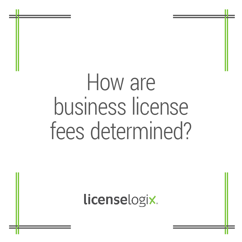 business license fee